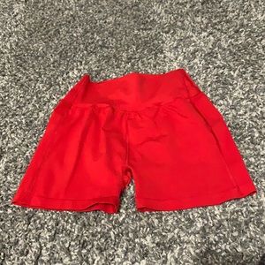Alphalete Red Shorts